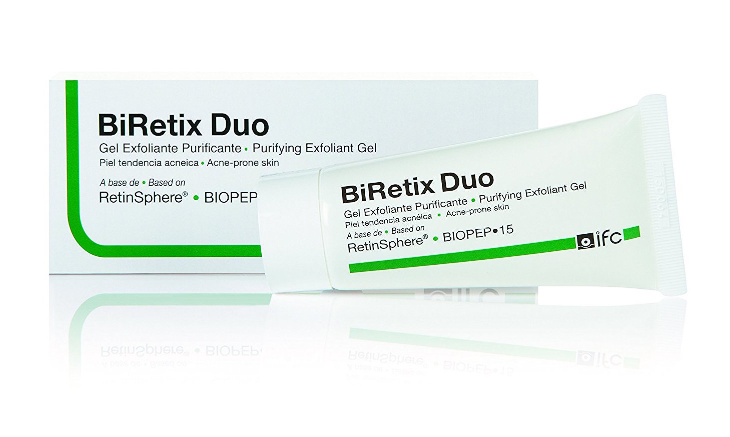 Duo gel. BIRETIX Duo. Муфлексин дуо гель. BIRETIX система. BIRETIX Duo - Purifying Exfoliant Gel - себорегулирующий гель, 30 мл.